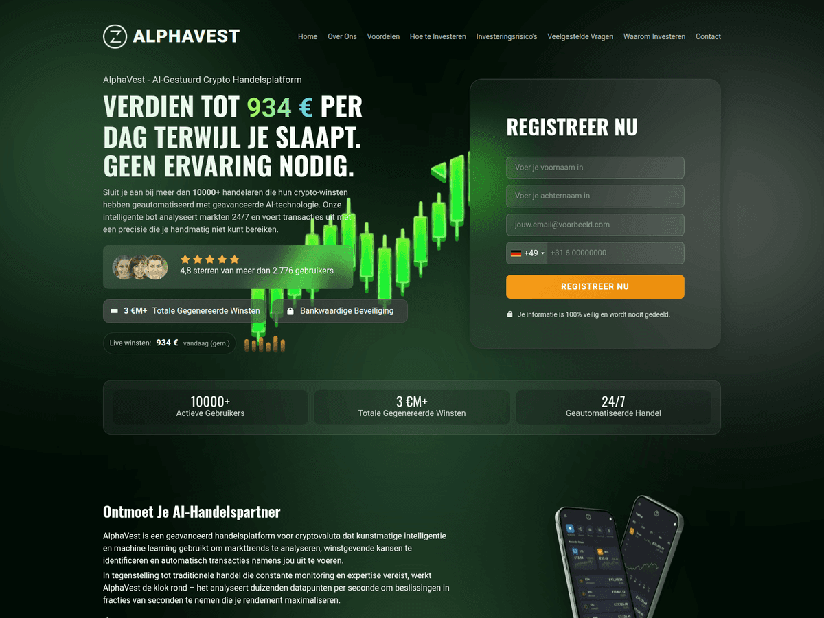 Screenshot von Alphavesttrade