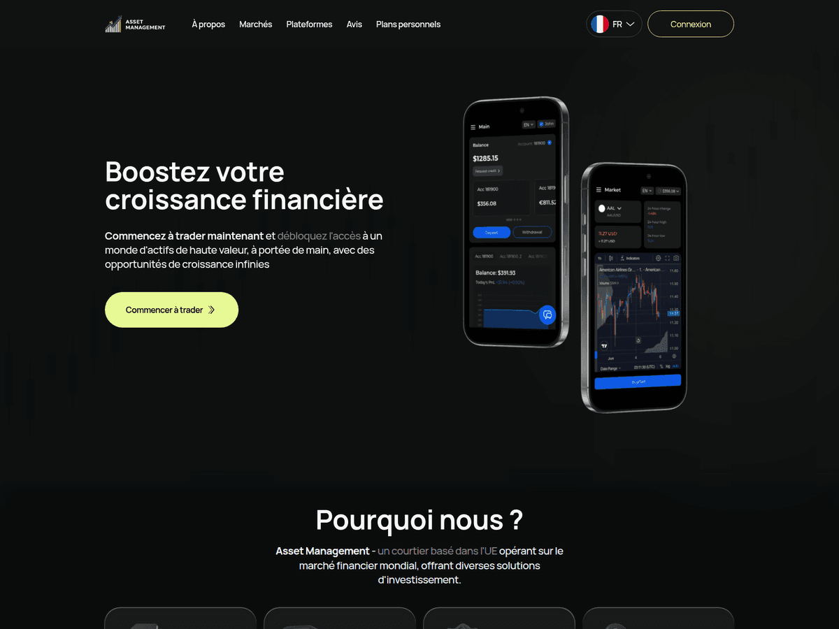 Screenshot von Asset Mgmt