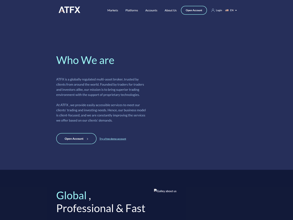 Screenshot von Atfxproex