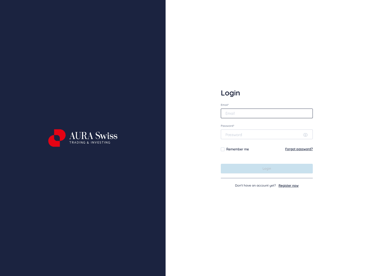 Screenshot der Webseite Auraswiss (auraswiss.co)