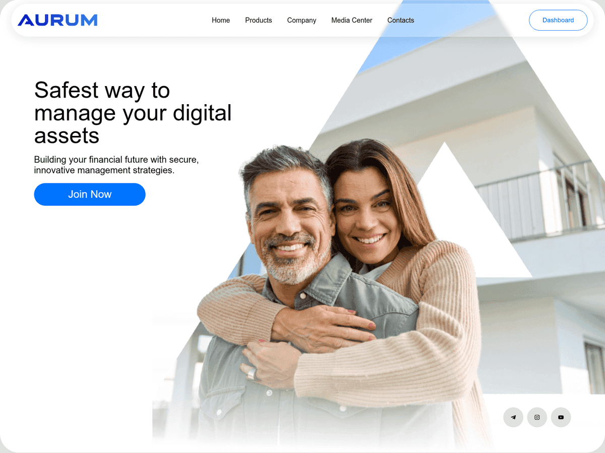 Screenshot der Webseite Aurumfoundation (aurumfoundation.io)