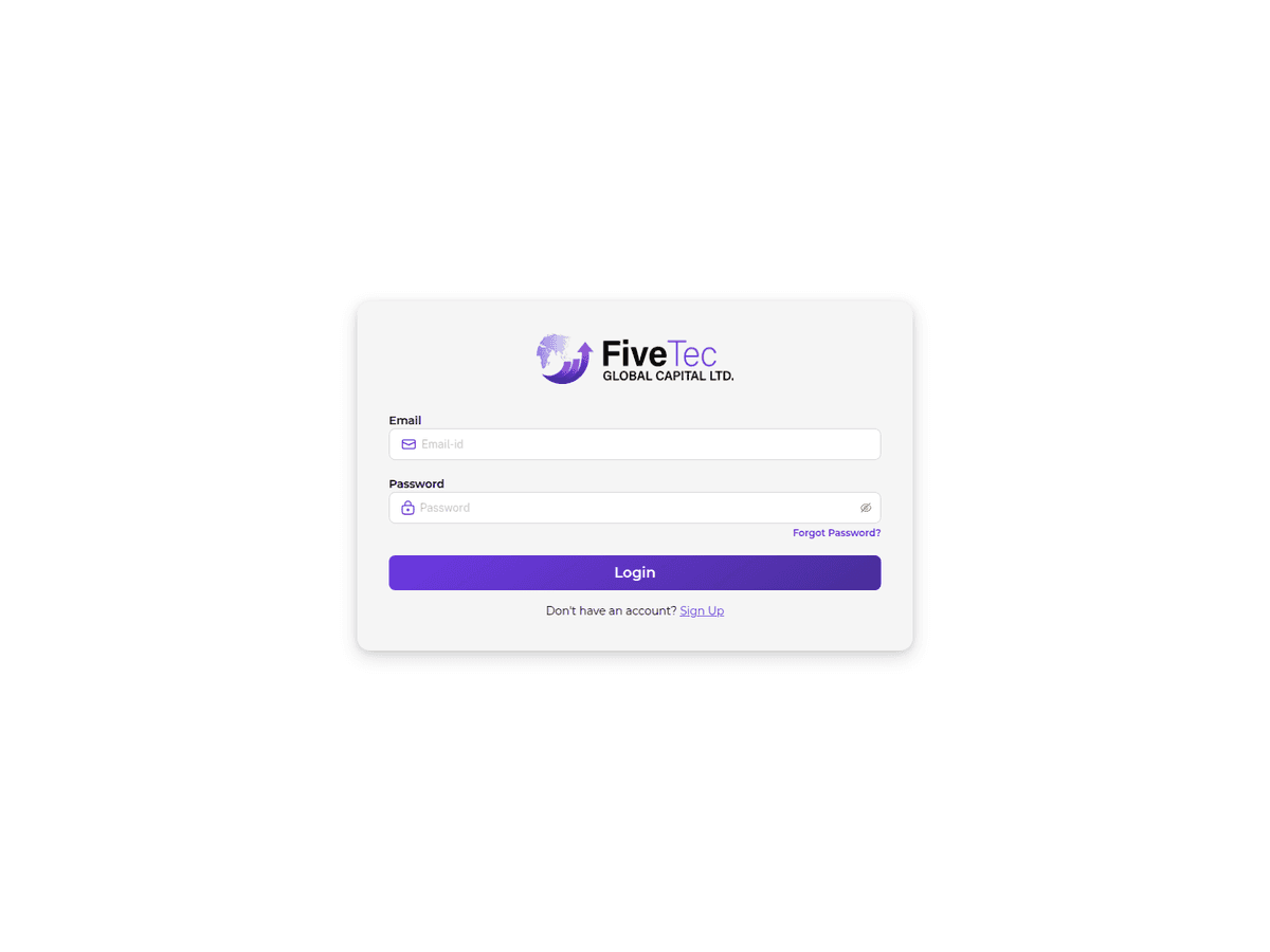Screenshot von Fivetecglobalcapital
