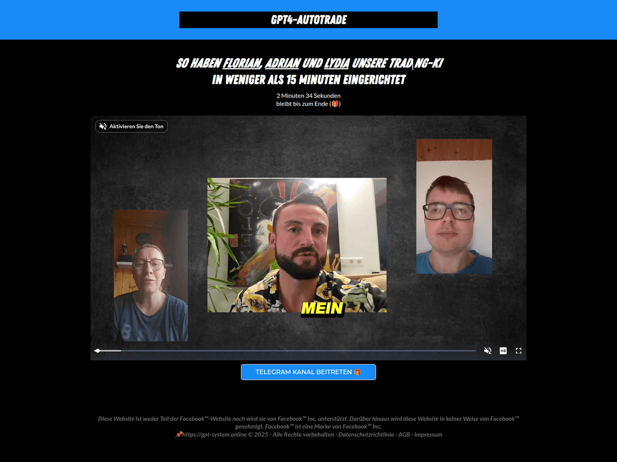 Screenshot der Webseite Cgptsystem (cgptsystem.com)