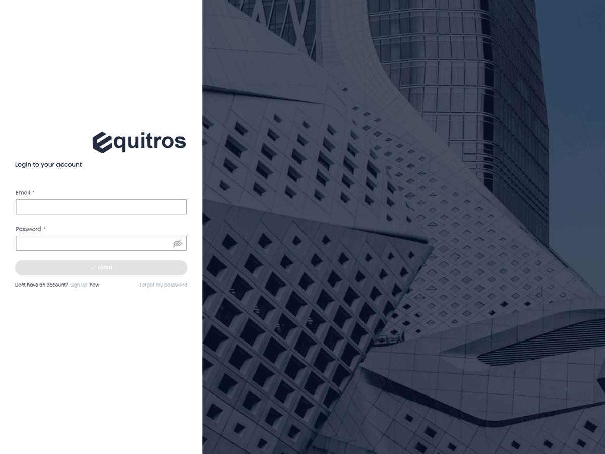 Screenshot von Equitros