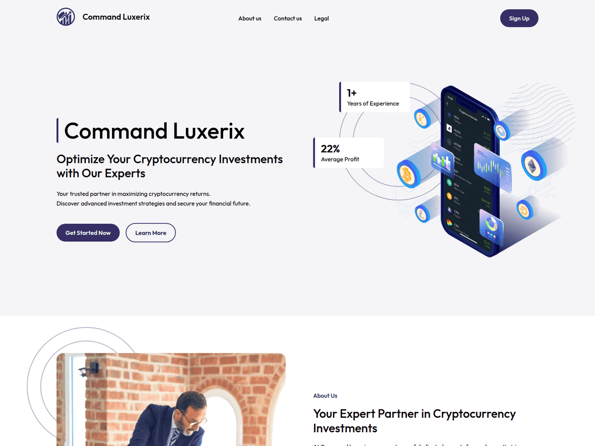 Screenshot von Commandluxerix