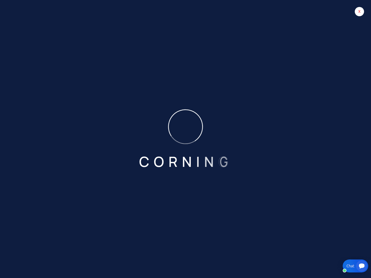 Screenshot der Webseite Corning Techs (corning-techs.org)