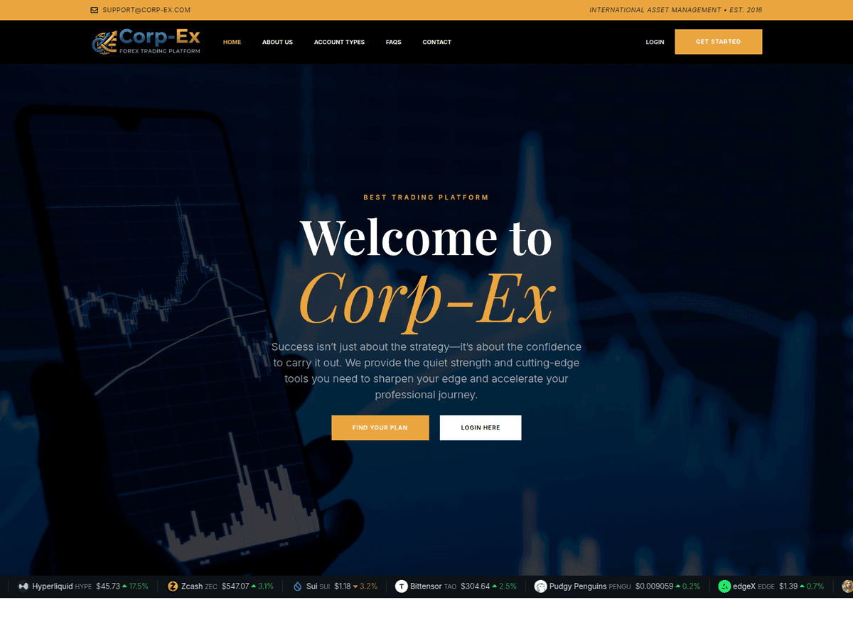Screenshot von Corp Ex