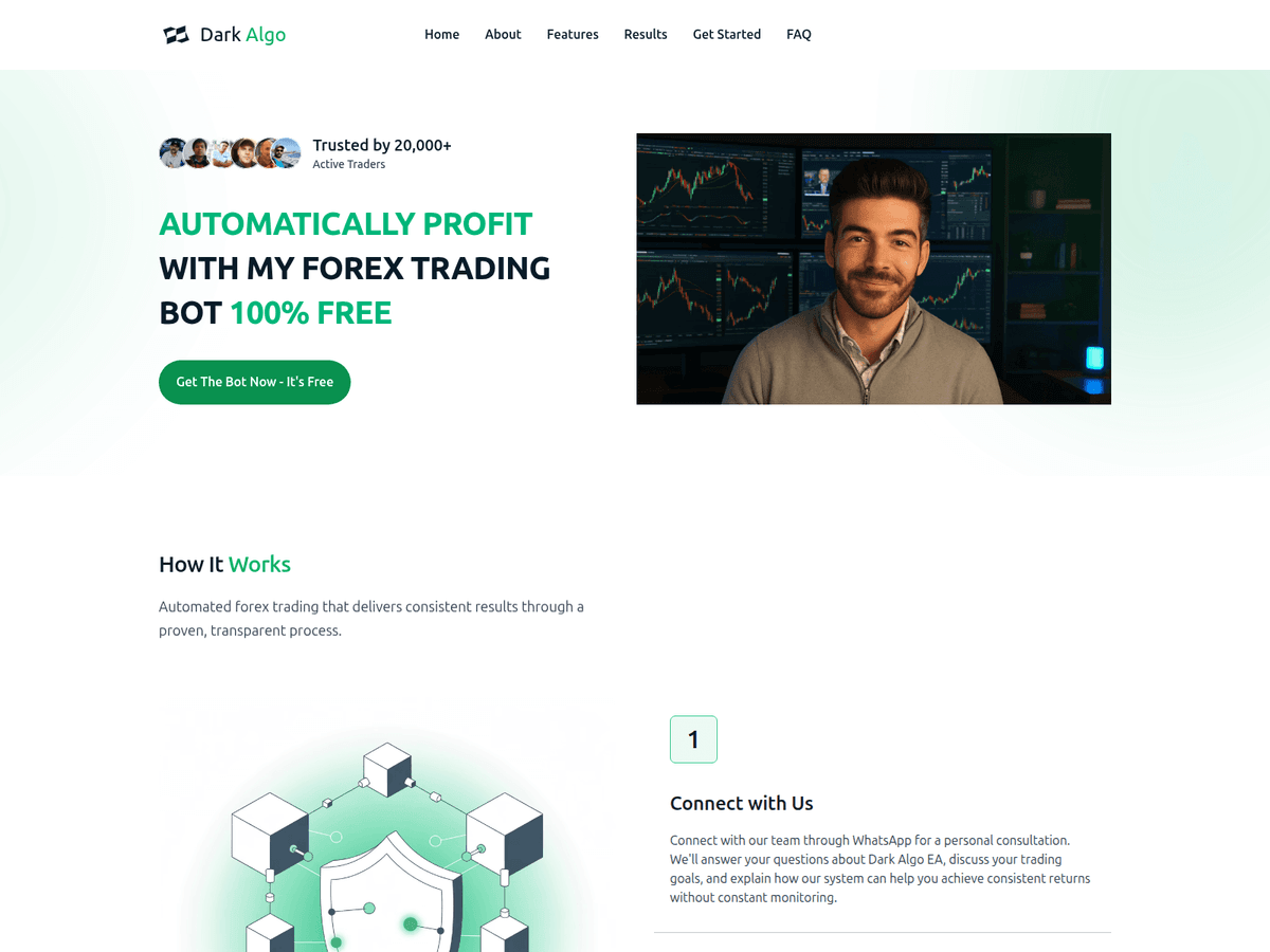 Screenshot von Darkalgotrading