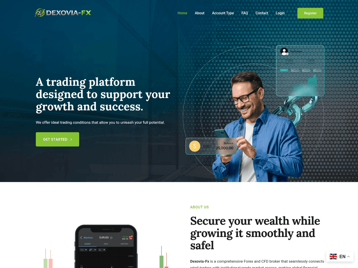 Screenshot von Dexovia Fx