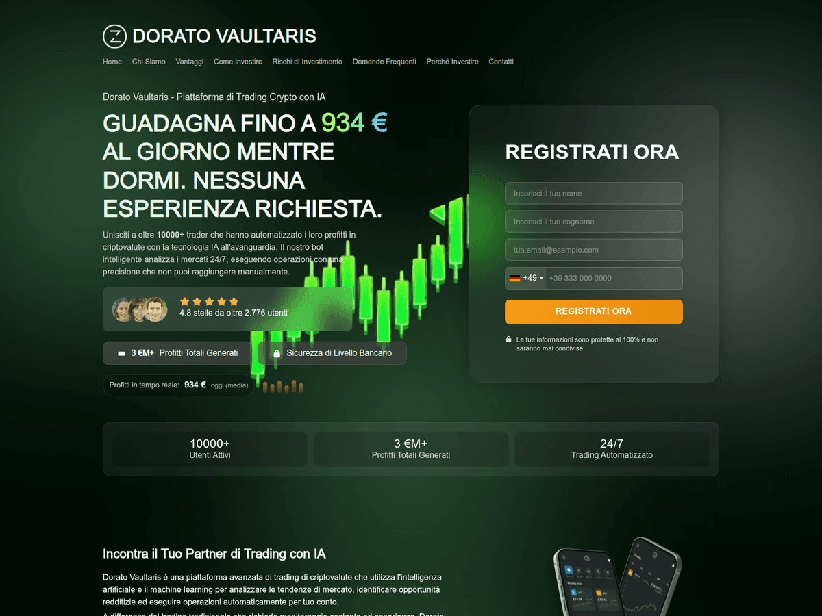 Screenshot der Webseite Doratovaultaristrade (doratovaultaristrade.com)