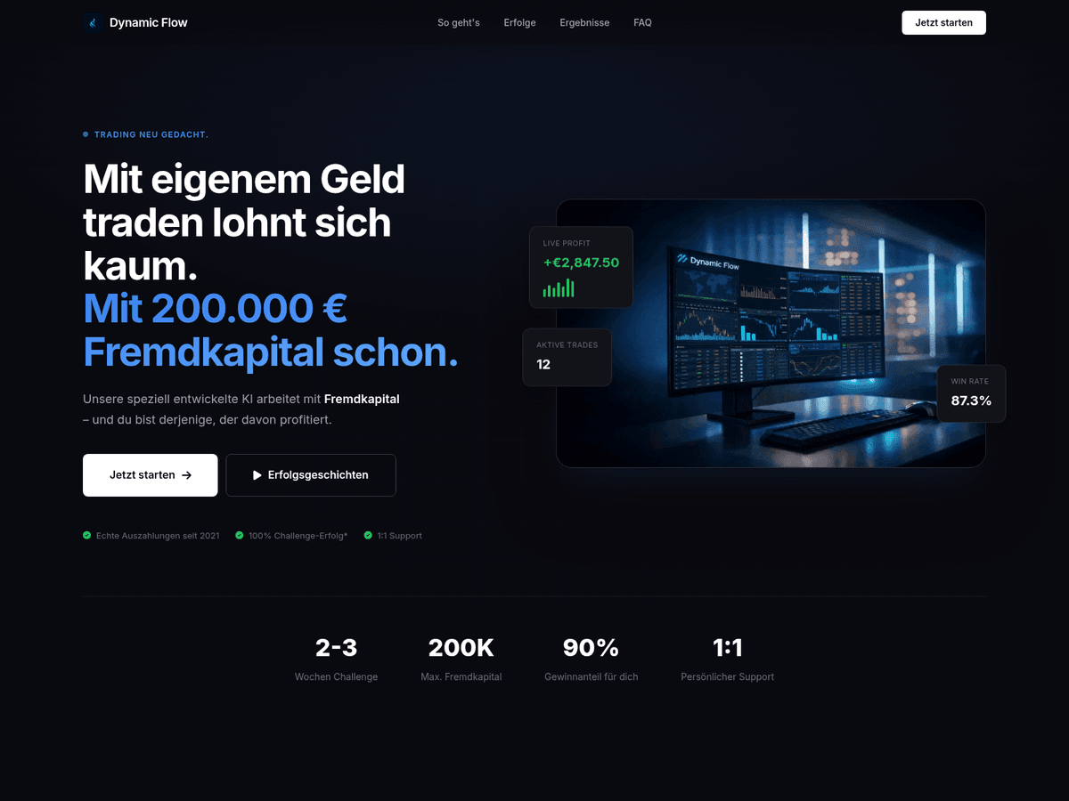 Screenshot von Dynamic Flow