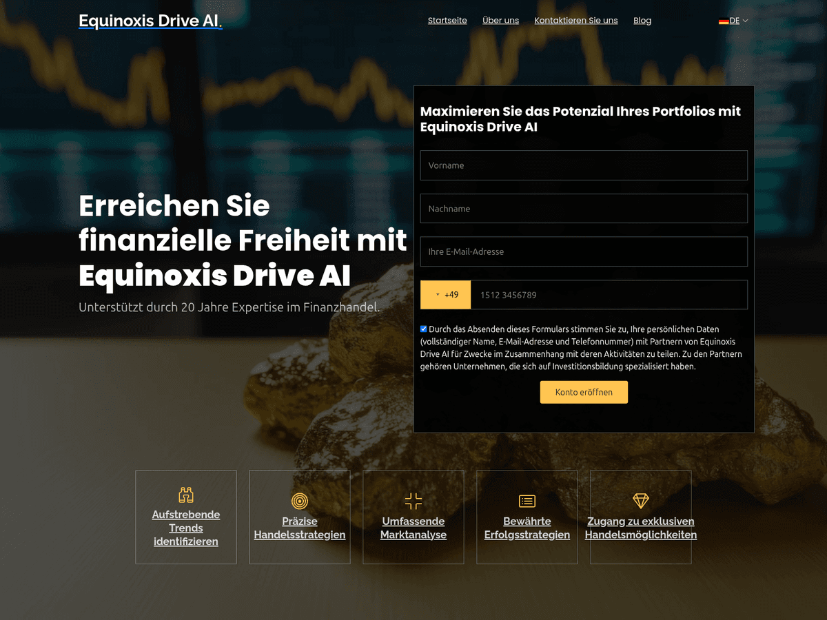 Screenshot von Equinoxisdrive Ai