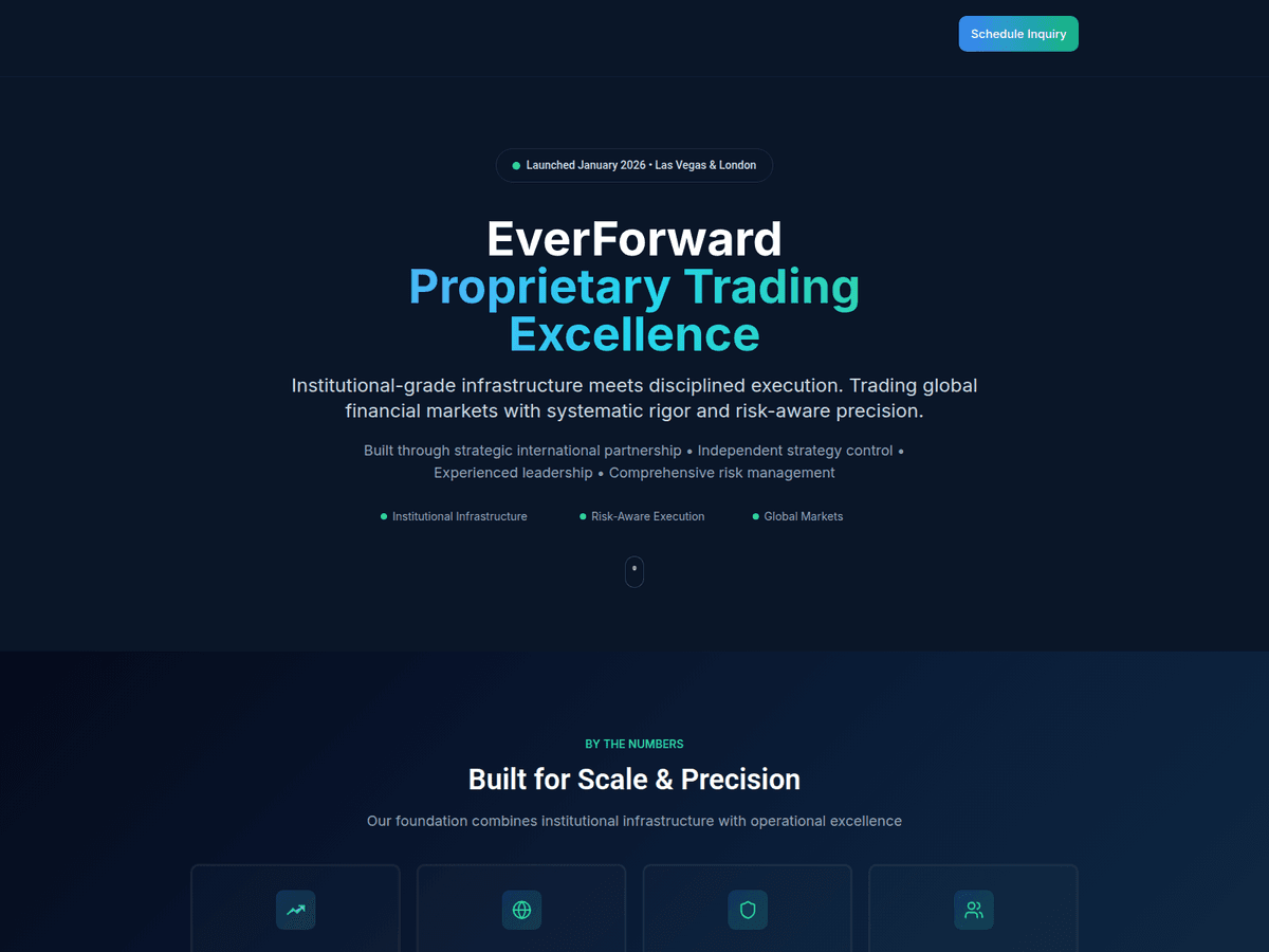Screenshot von Everforwardtrading