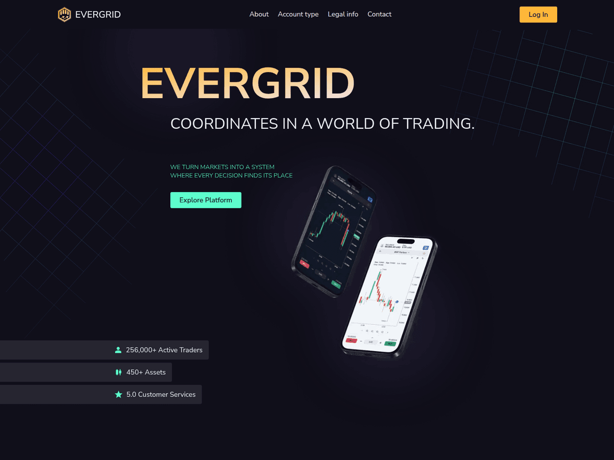 Screenshot von Evergrid Ai