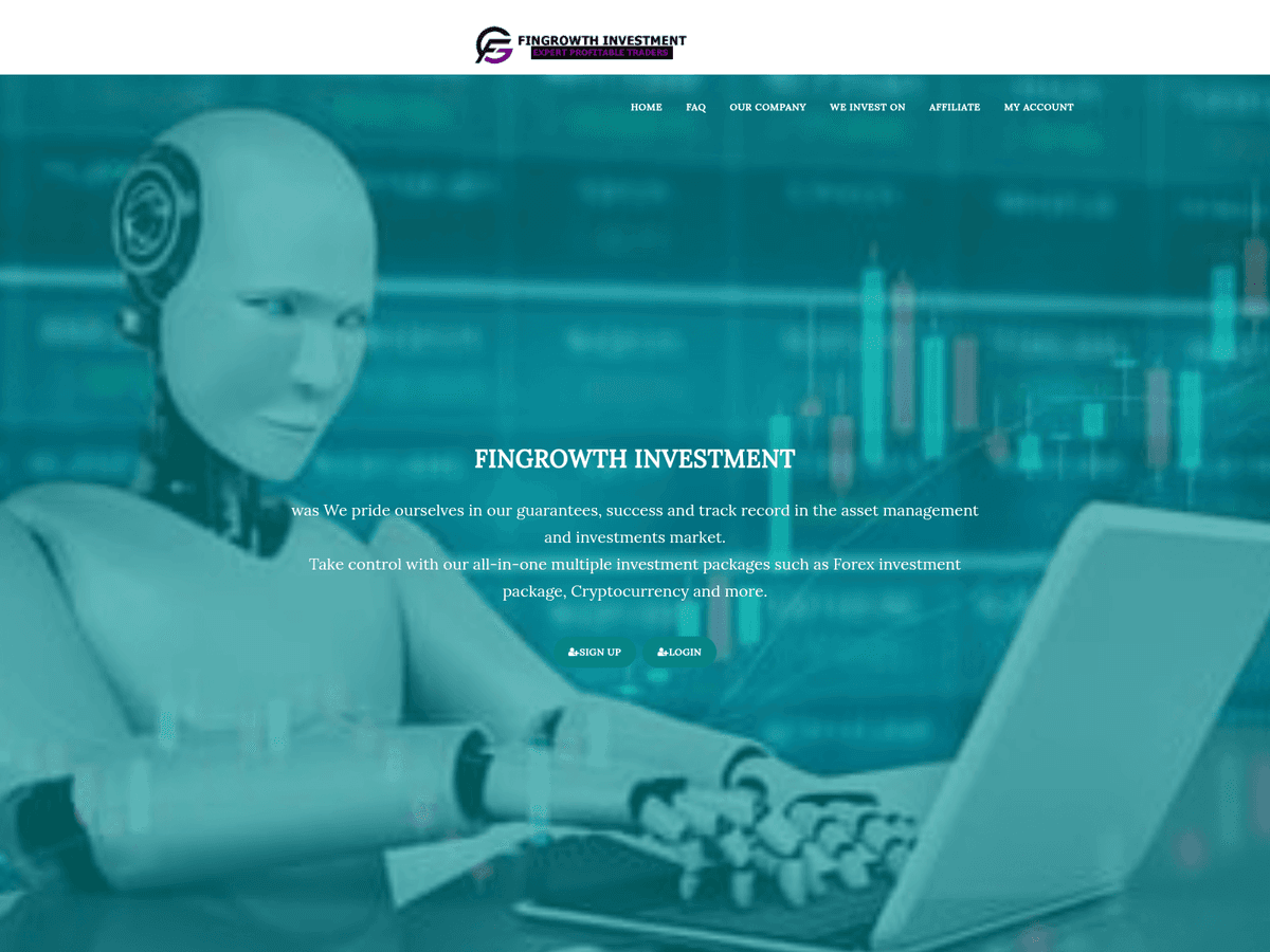 Screenshot von Fingrowthinvestment