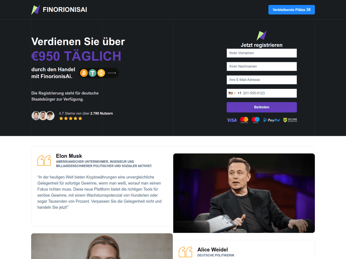 Screenshot von Finorionisai