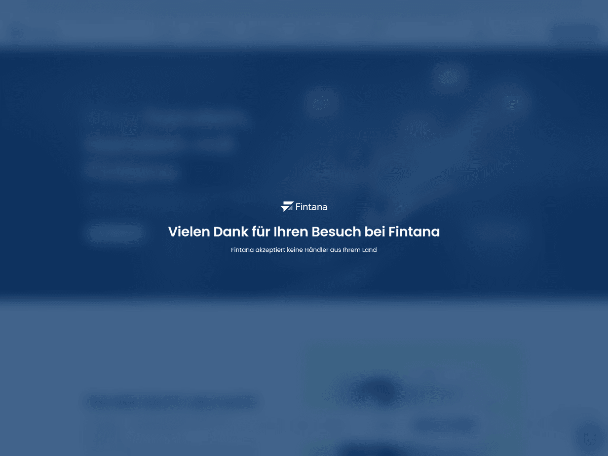 Screenshot von Fintana