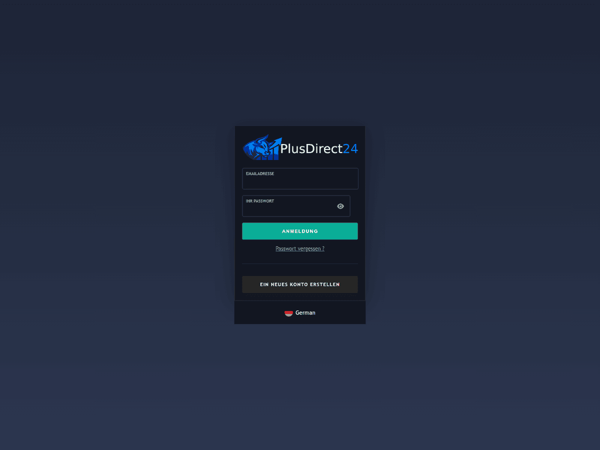 Screenshot von Getplusdirect24