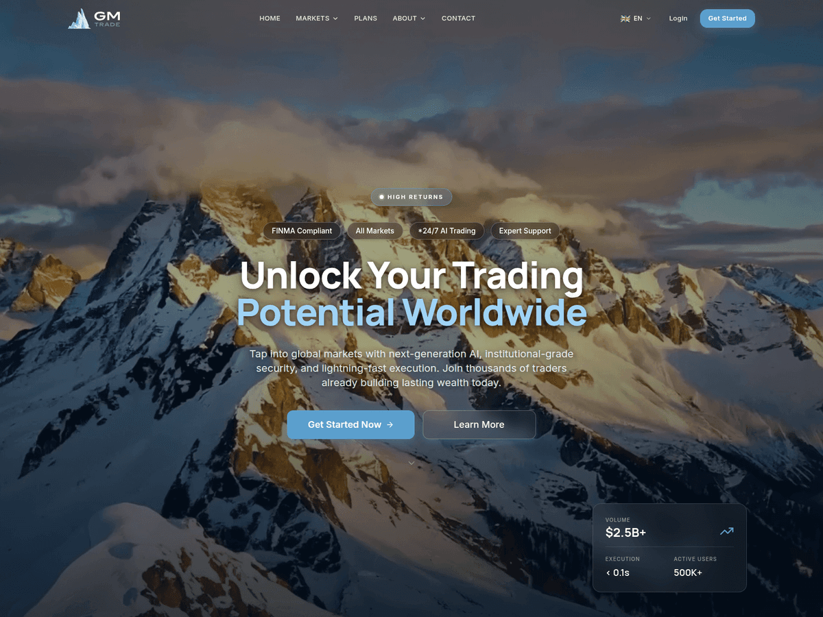 Screenshot von Glacier Markets