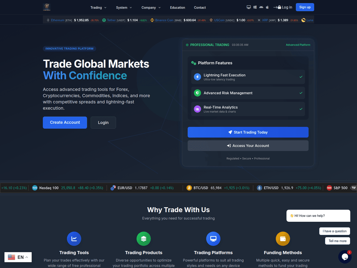 Screenshot von Globalprimeassets