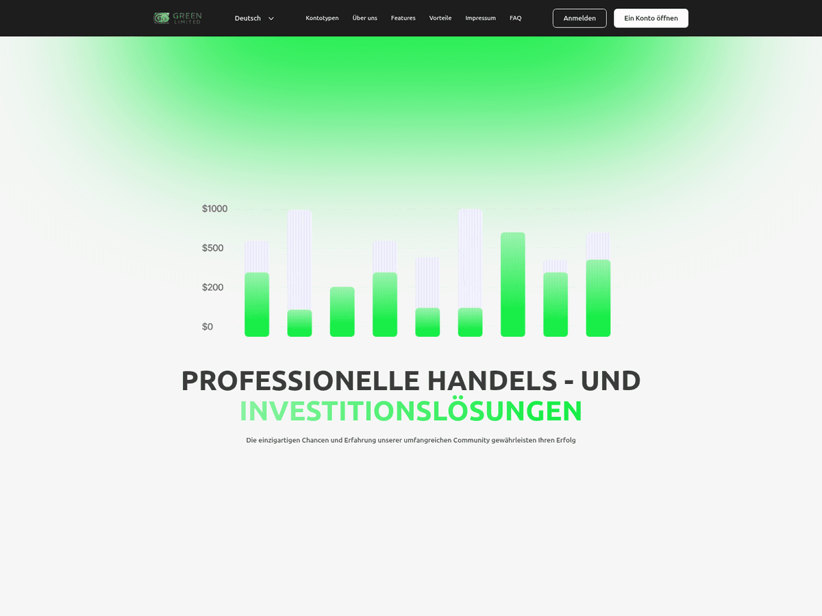 Screenshot von Greenlim