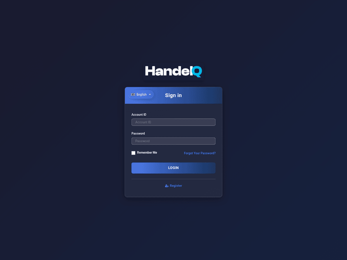 Screenshot der Webseite Handelq (handelq.com)