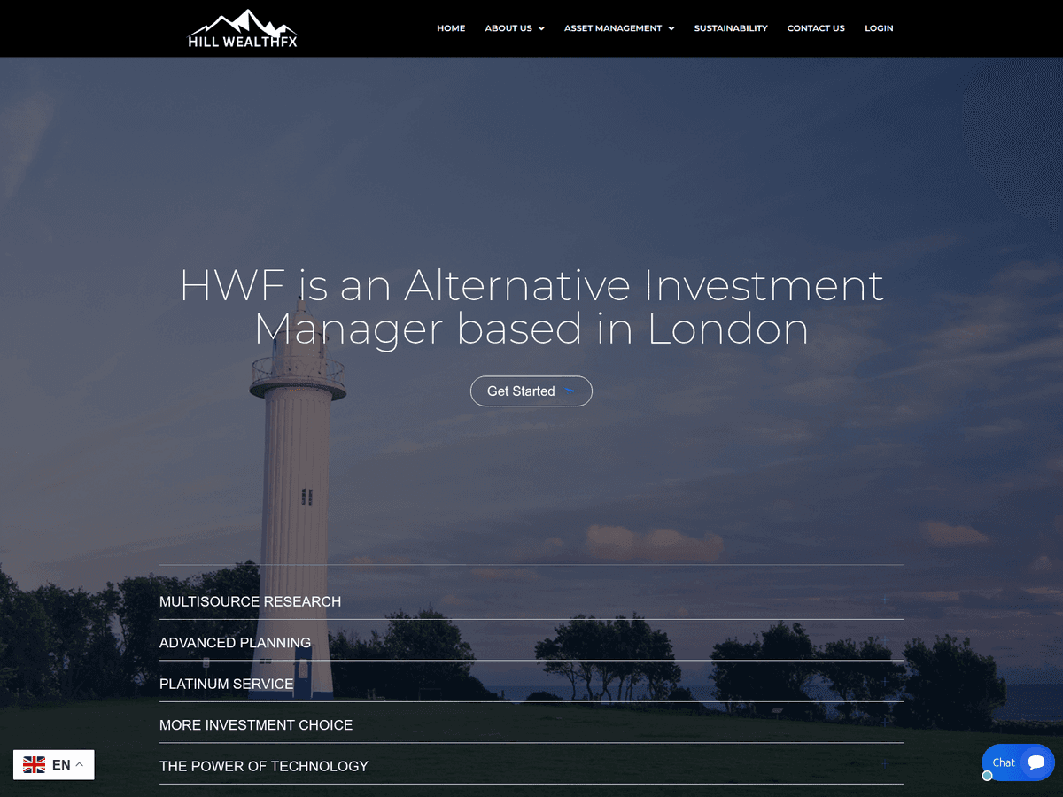 Screenshot von Hillwealthfx