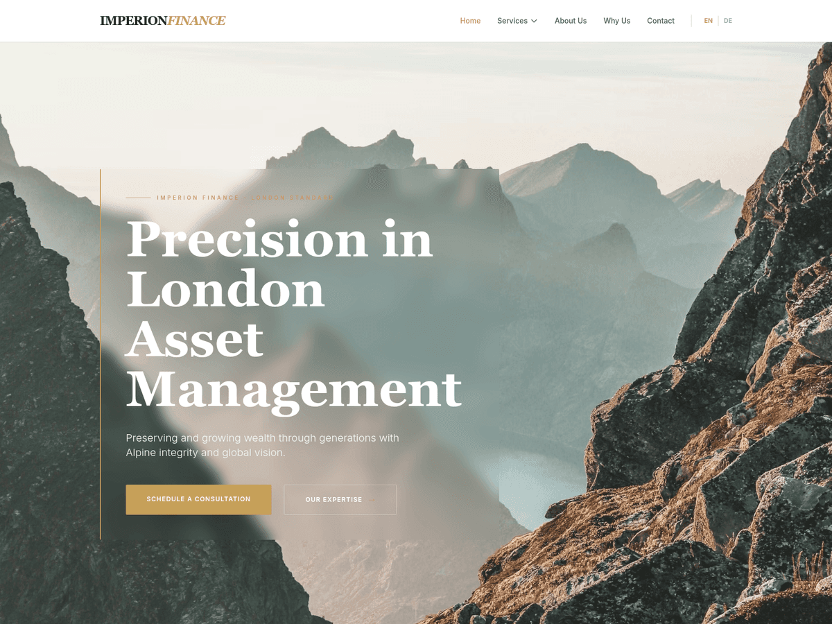 Screenshot der Webseite Imperionfinance (imperionfinance.com)