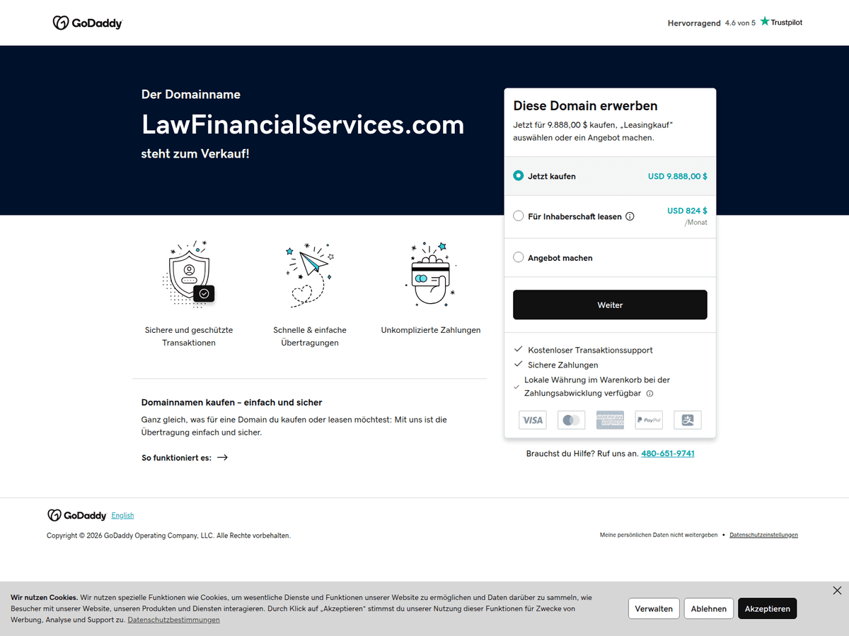 Screenshot von Lawfinancialservices