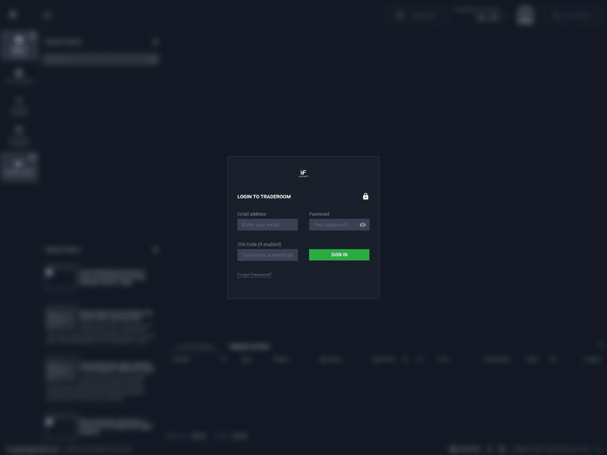 Screenshot der Webseite Looniefx (looniefx.com)