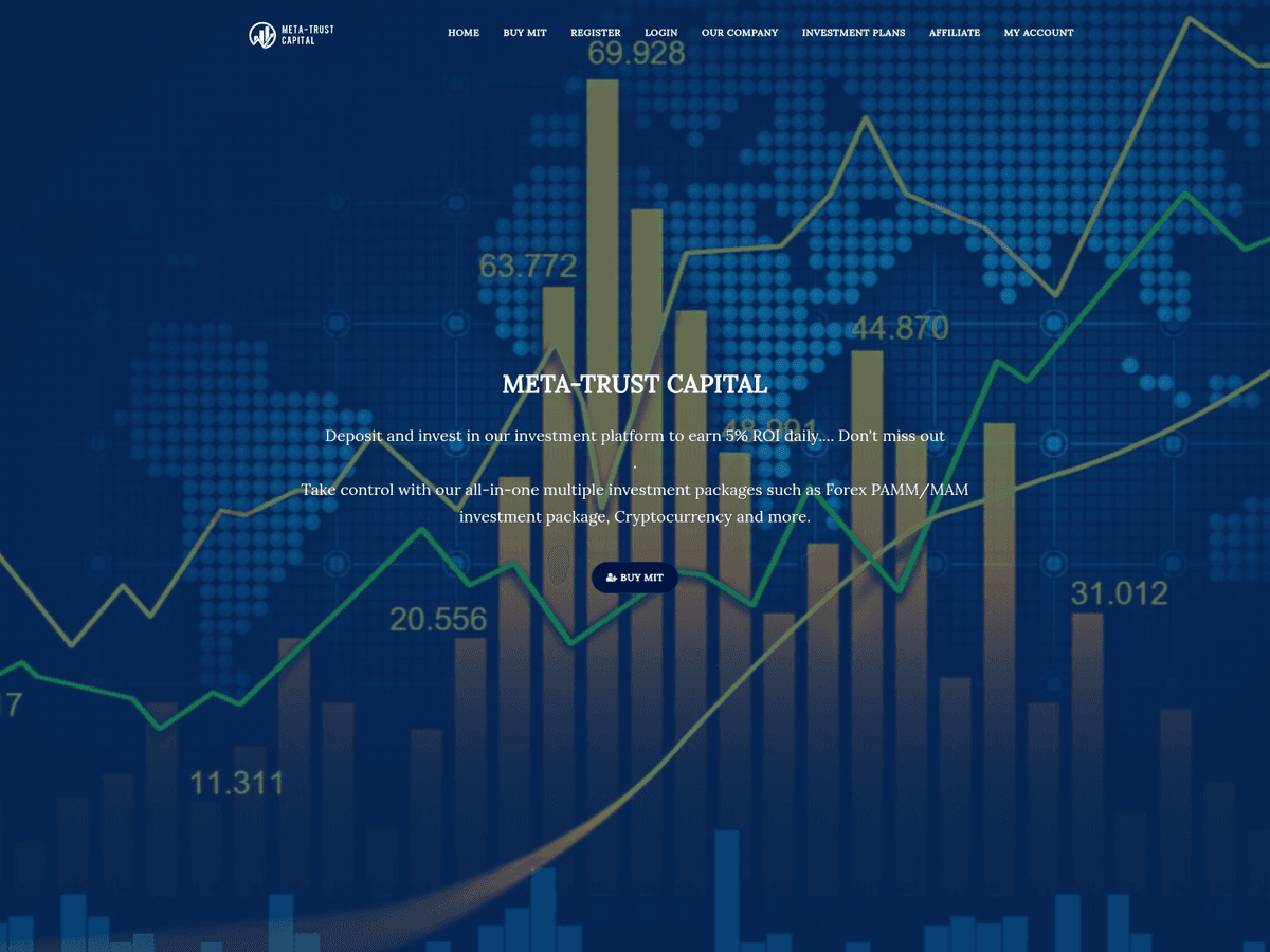 Screenshot von Metatrustcapital