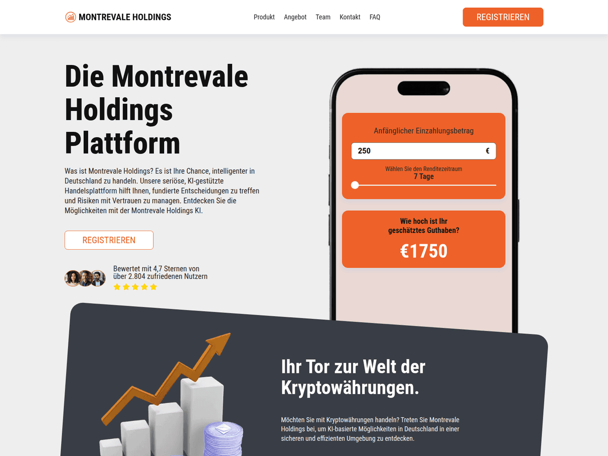 Screenshot von Montrevaleholdings