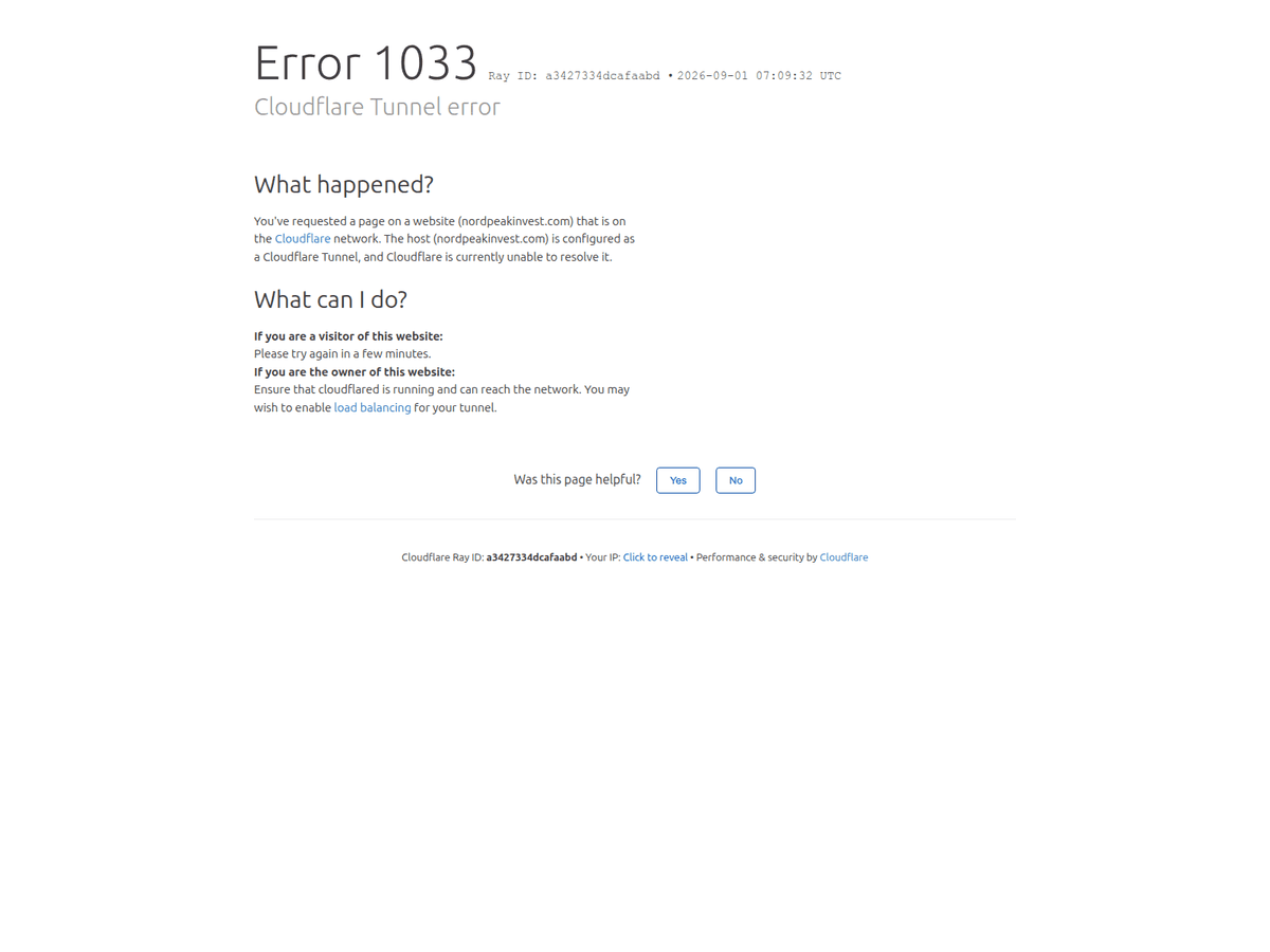 Screenshot von Nordpeakinvest
