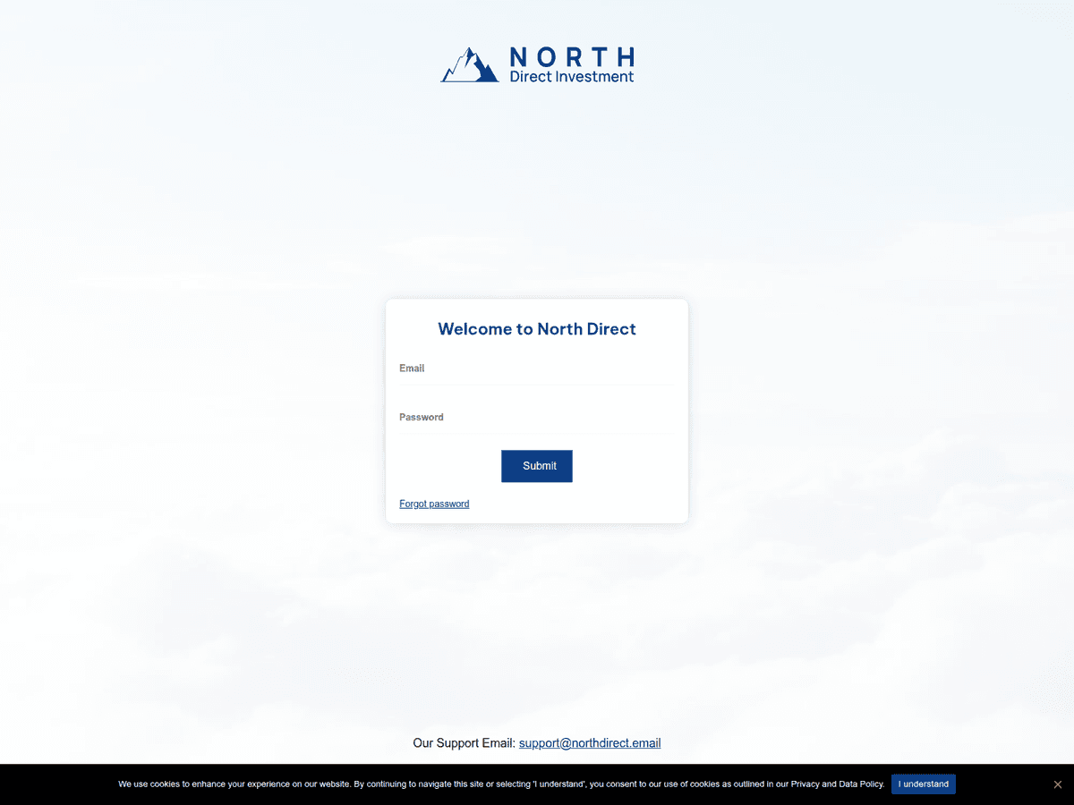 Screenshot von Northdirect