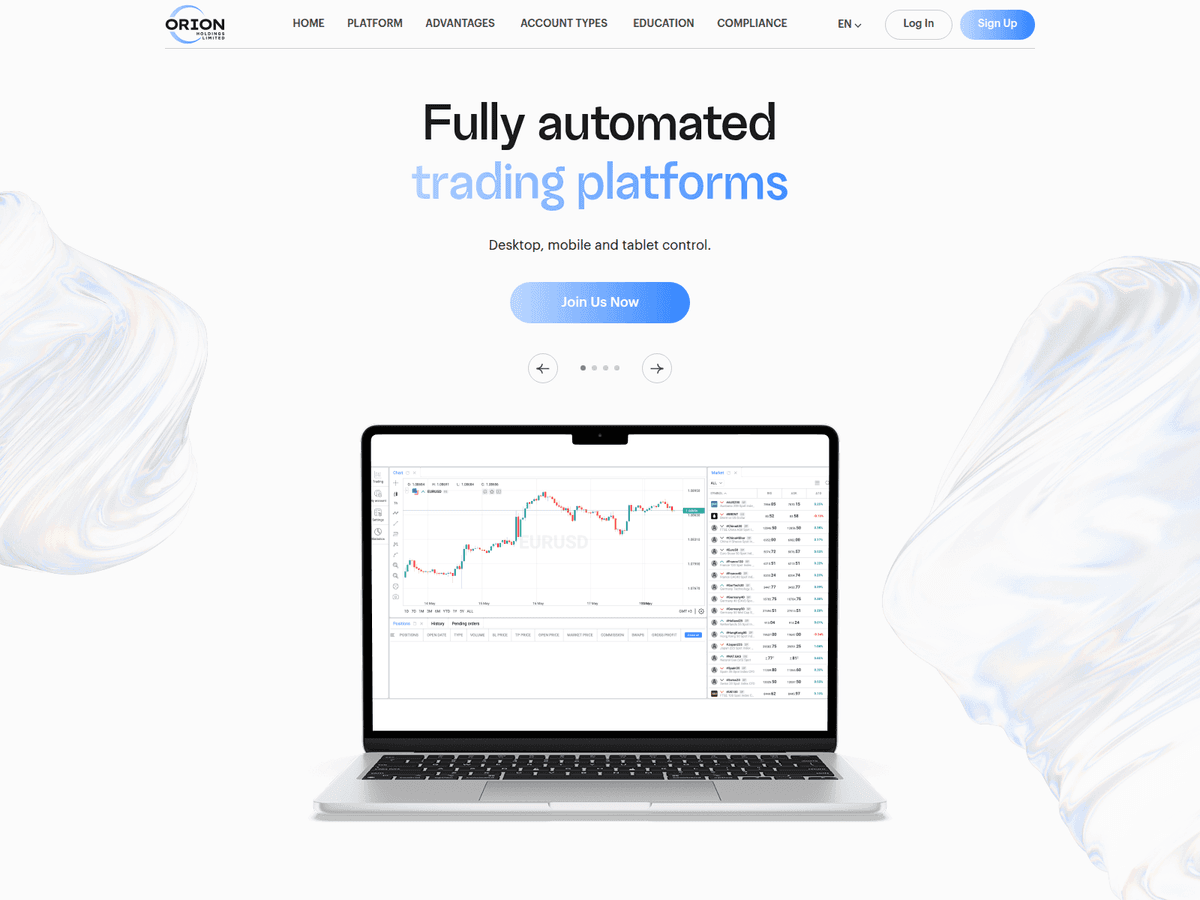 Screenshot der Webseite Orion Lim (orion-lim.pro)