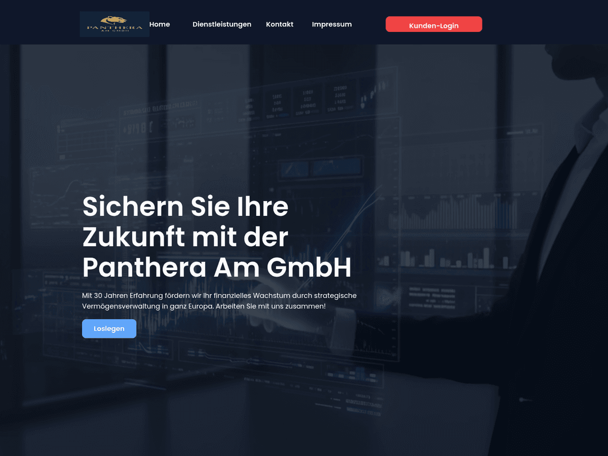 Screenshot von Panthera Gmbh