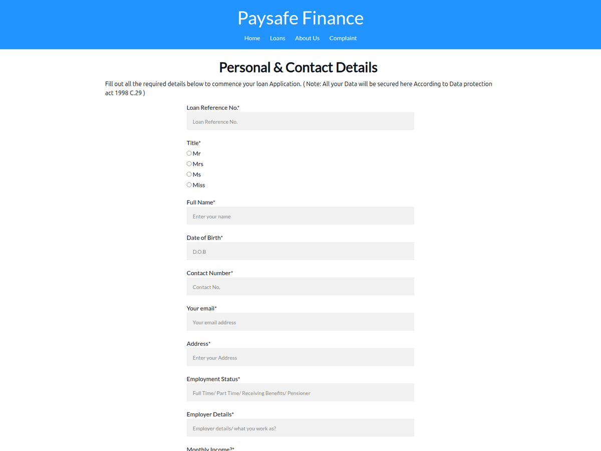 Screenshot von Paysafe Financeuk
