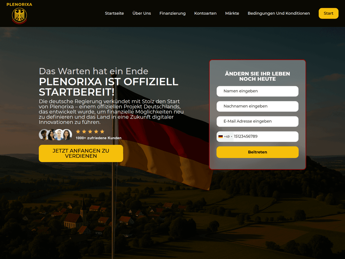 Screenshot von Plenorixa