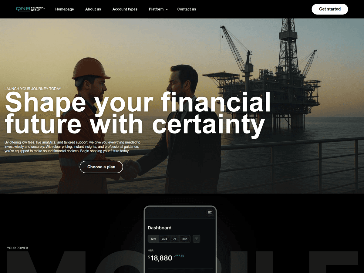 Screenshot von Qnbfinancialgroup