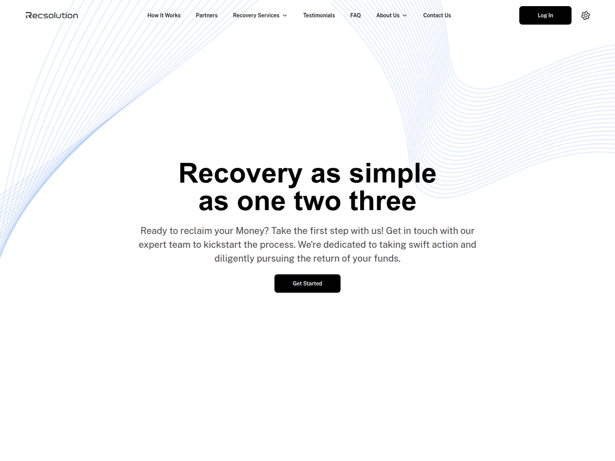 Screenshot der Webseite Recovo (recovo.org)