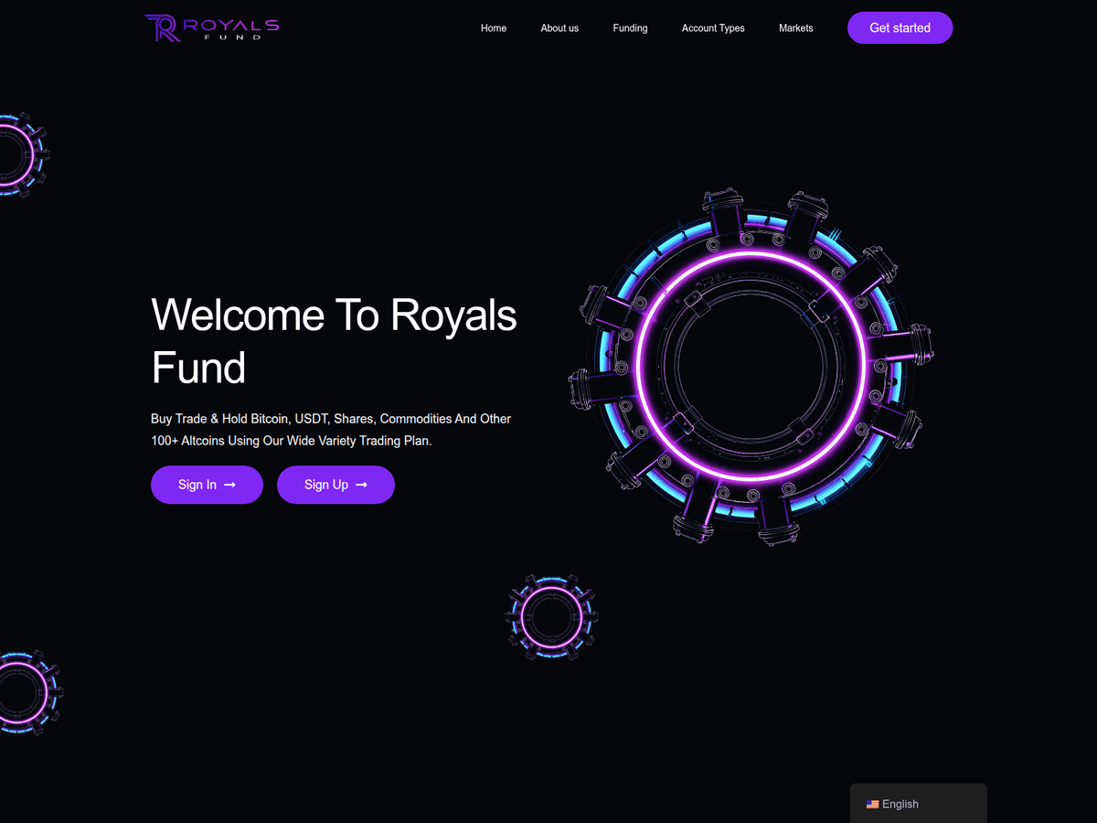Screenshot von Royals Fund