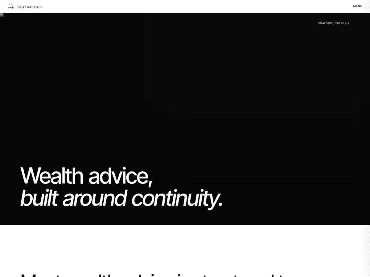 Screenshot von Secureport Wealth