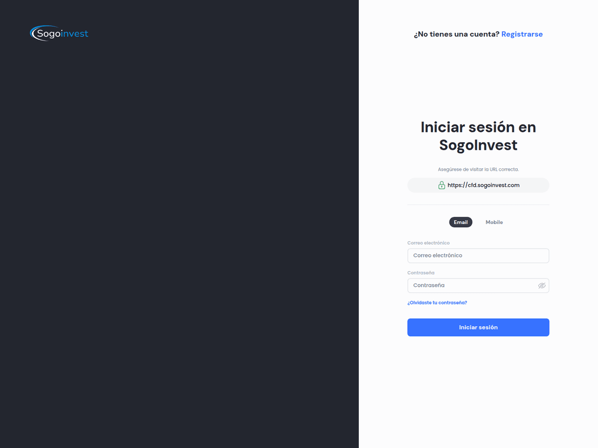 Screenshot der Webseite Sogoinvest (sogoinvest.com)