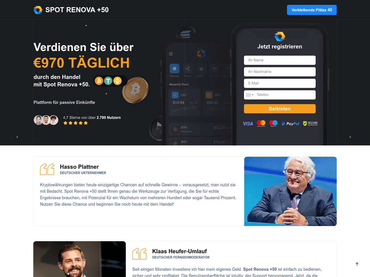 Screenshot von Spotrenova50