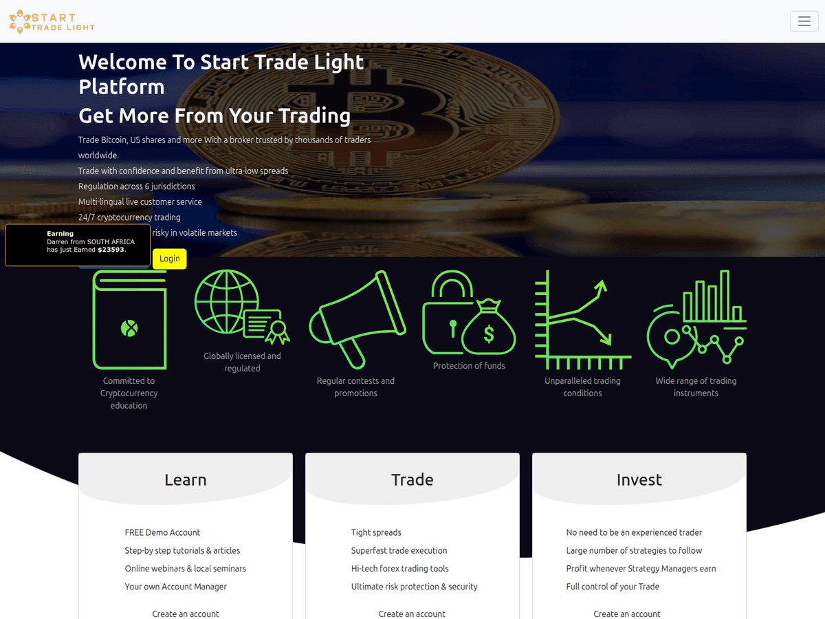 Screenshot von Weareadvancecryptotrader