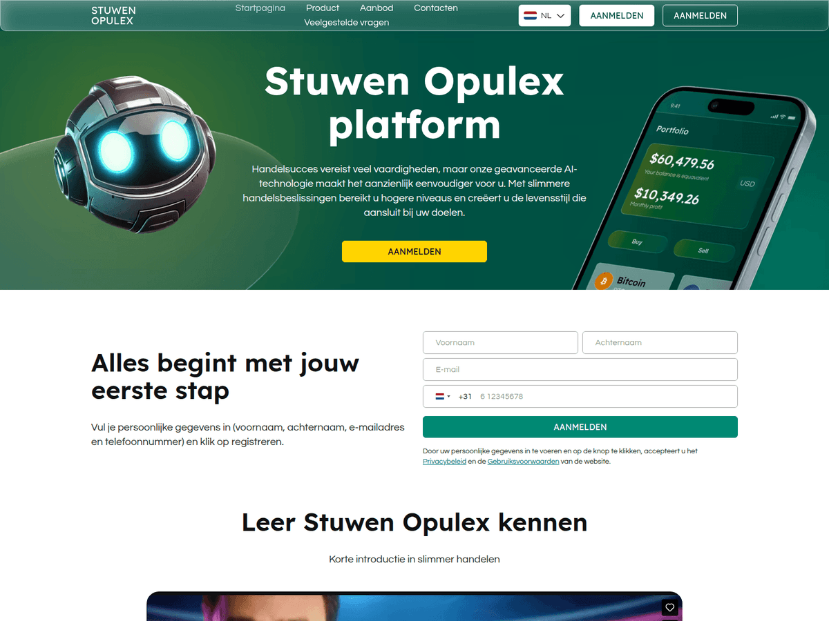 Screenshot von Stuwen Opulex