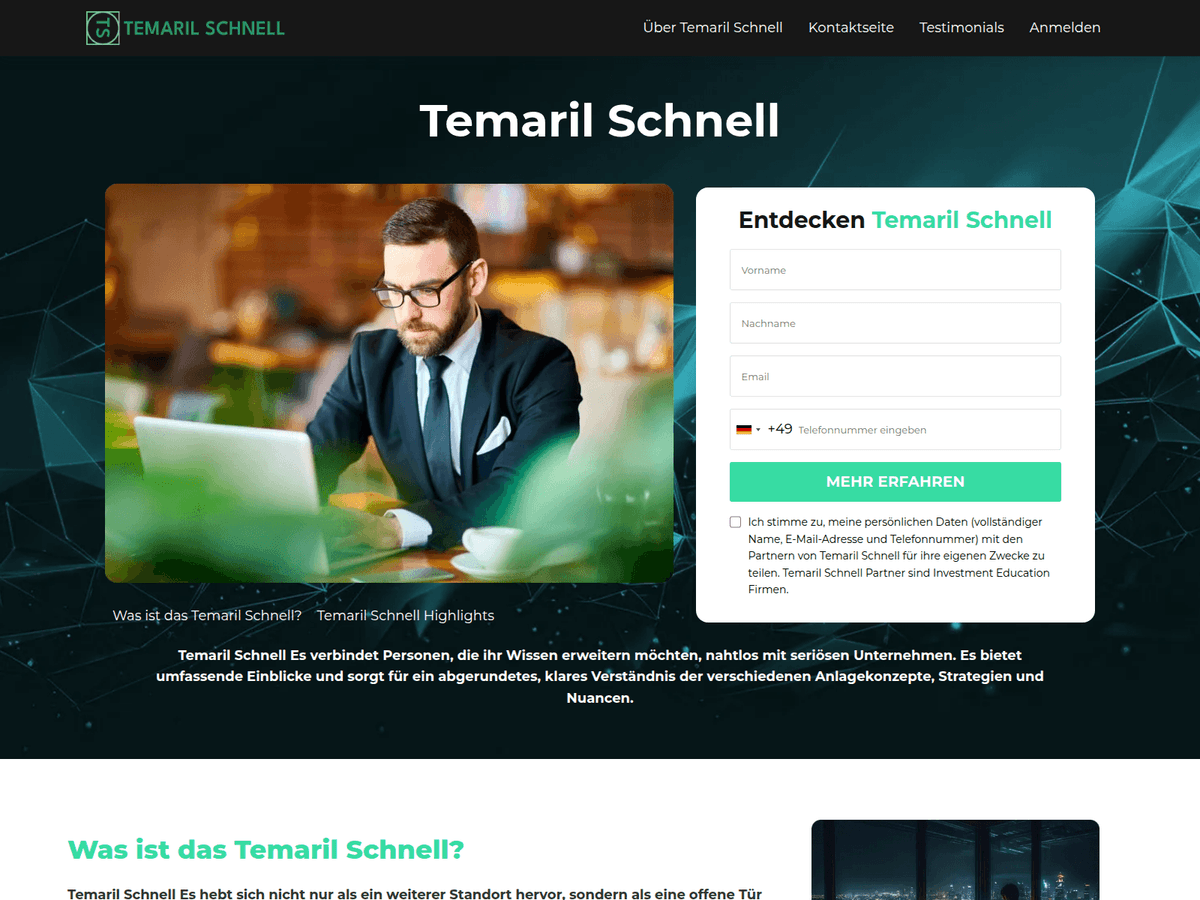 Screenshot von Temarilschnell