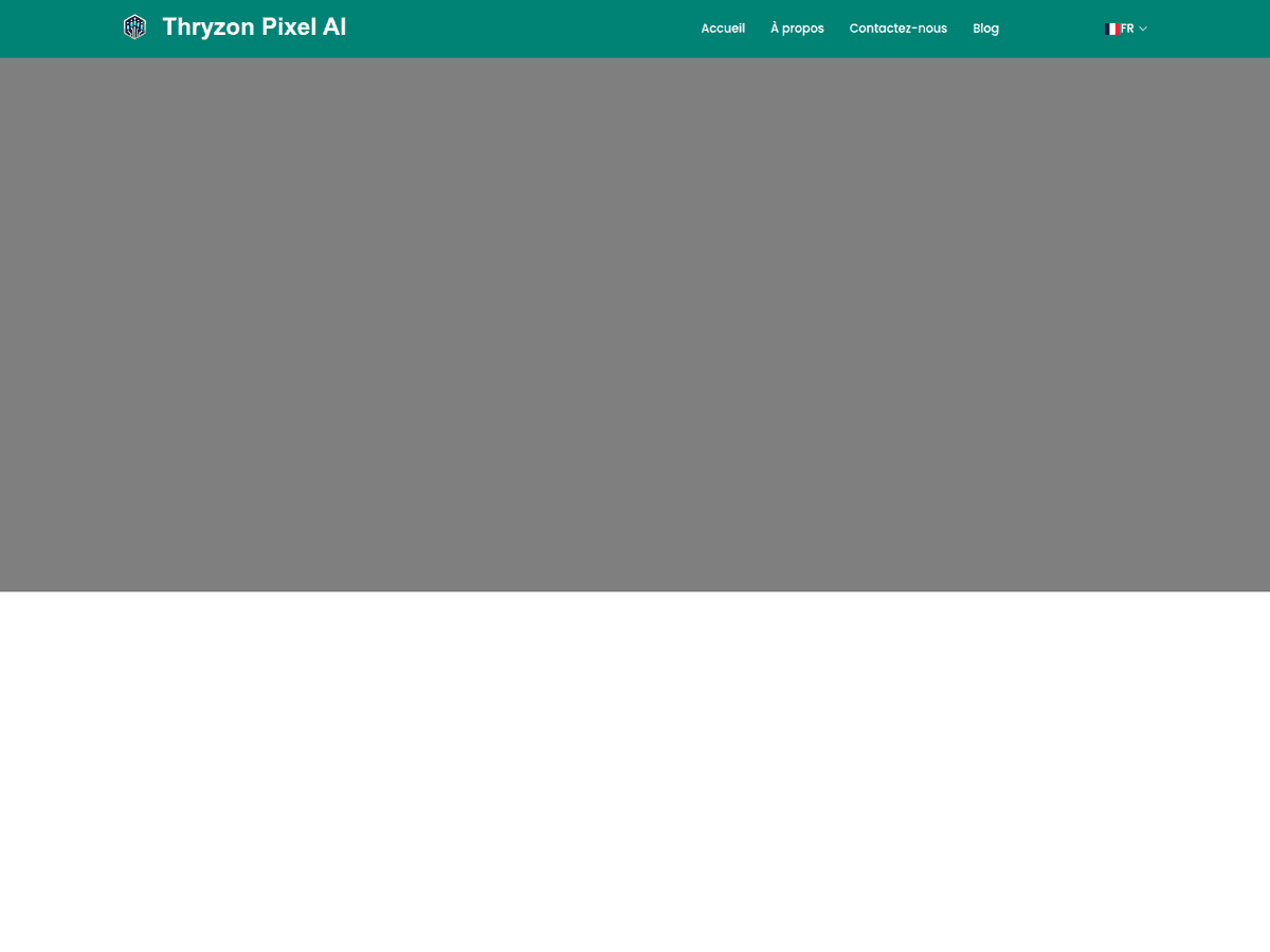 Screenshot der Webseite Thryzonpixelai (thryzonpixelai.net)
