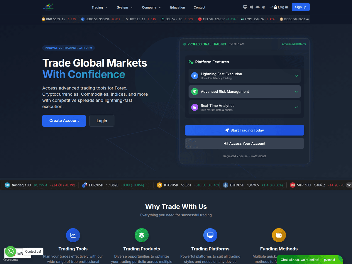 Screenshot der Webseite Trueearnersnetwork (trueearnersnetwork.sbs)