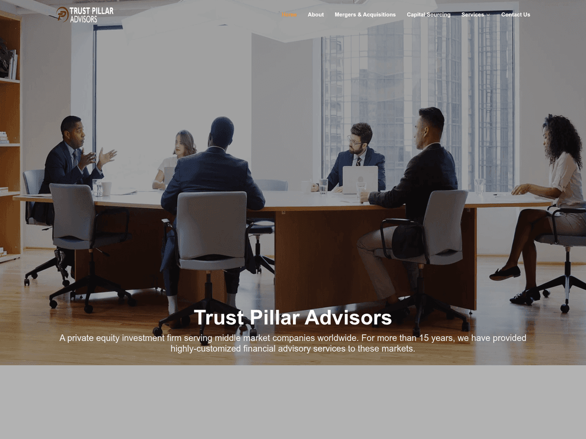 Screenshot von Trustpillaradvisors